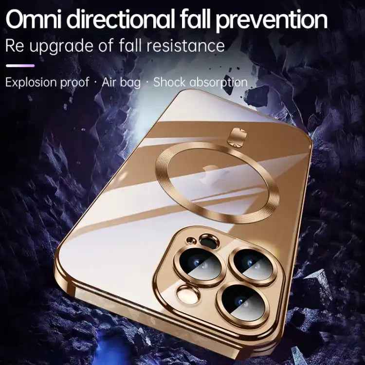SULADA MagSafe Plating TPU Shockproof Phone Soft Case