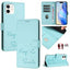 Smile Embossing RFID Leather Phone Case