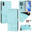 Smile Embossing RFID Leather Phone Case