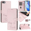 Smile Embossing RFID Leather Phone Case