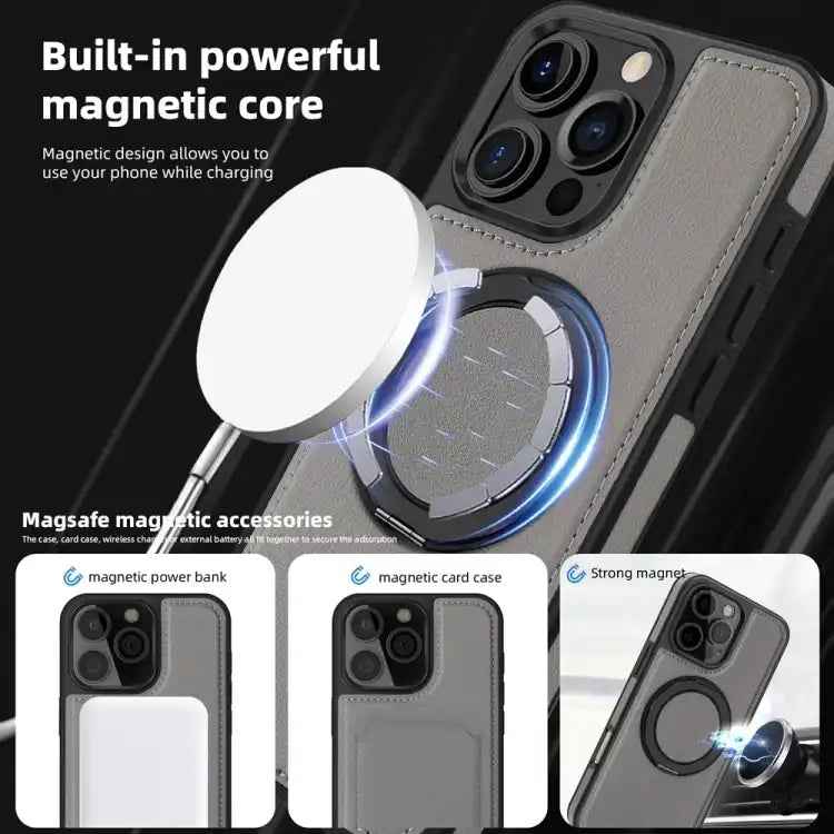 Yashi 360 Degree Rotating MagSafe Holder Phone Case