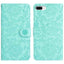 Floral Embossed Pattern Leather Phone Case