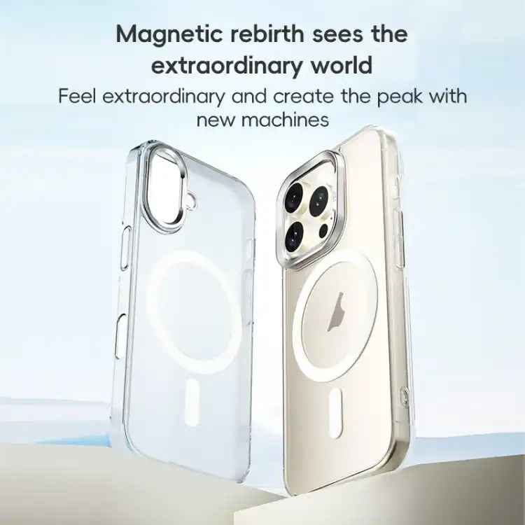 ZGA Magsafe Clear PC Tempered Glass Phone Case
