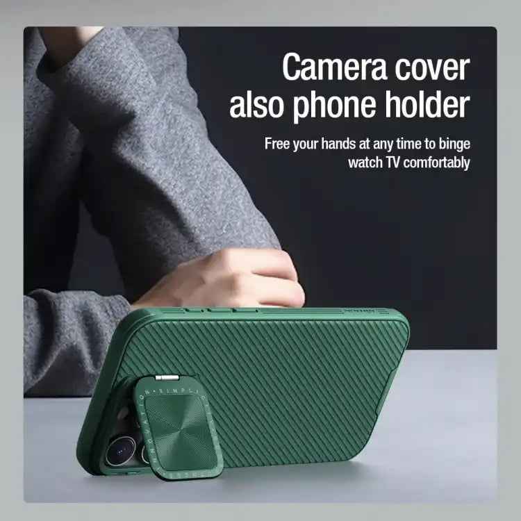 NILLKIN Black Mirror Prop CD Texture Mirror Phone Case
