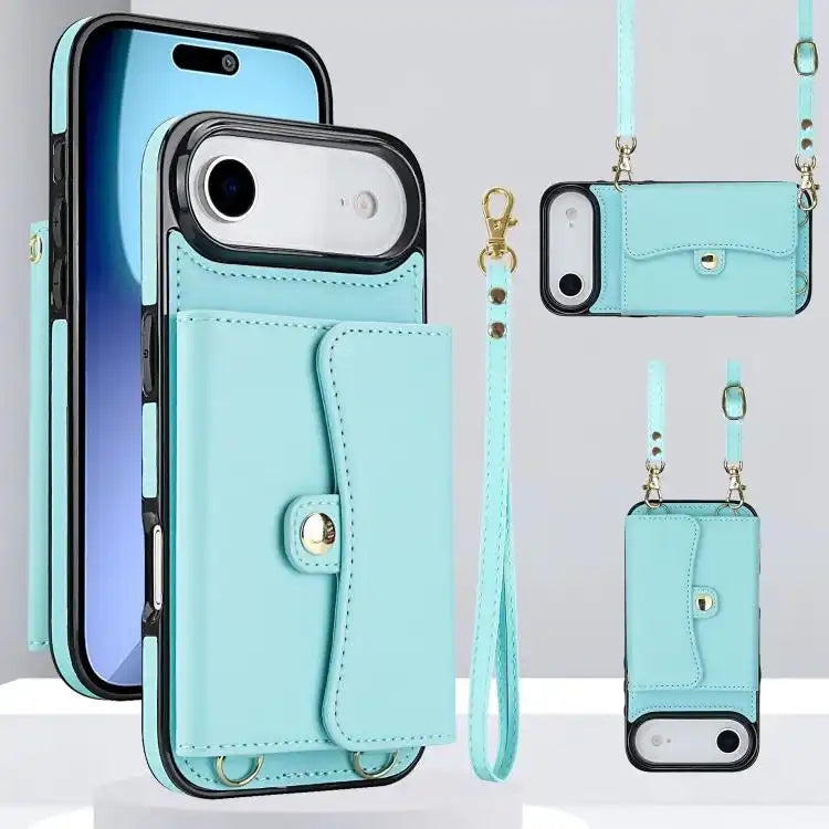 RFID Card Slot Phone Case with Long Lanyard