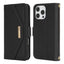 Cross Texture Crossbody Lanyard Leather Phone Case