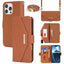 Cross Texture Crossbody Lanyard Leather Phone Case