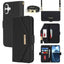 Cross Texture Crossbody Lanyard Leather Phone Case