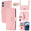 Cross Texture Crossbody Lanyard Leather Phone Case