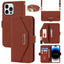 Cross Texture Crossbody Lanyard Leather Phone Case