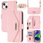 Cross Texture Crossbody Lanyard Leather Phone Case
