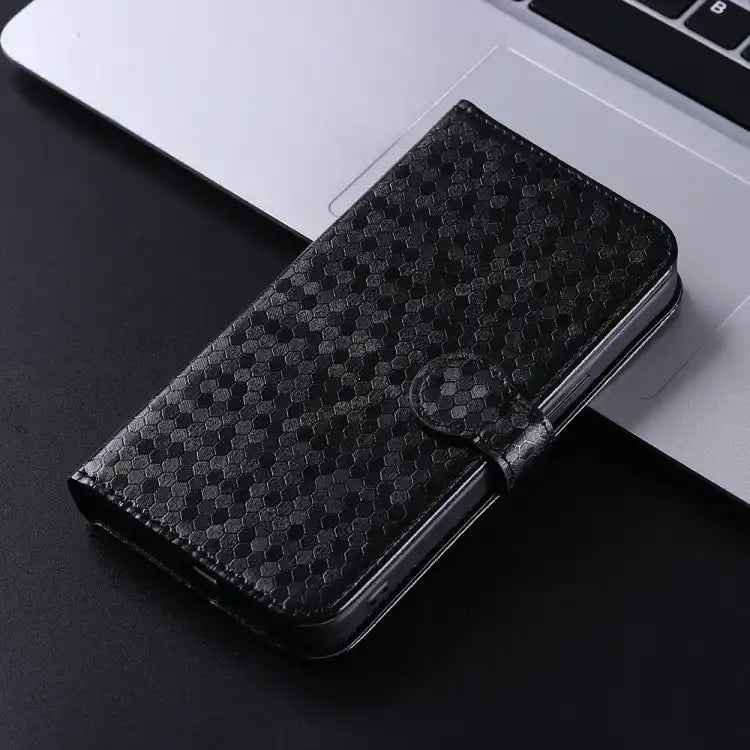 Honeycomb Dot Texture Leather Phone Case