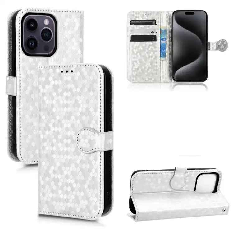 Honeycomb Dot Texture Leather Phone Case