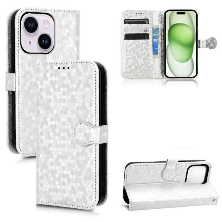 Honeycomb Dot Texture Leather Phone Case