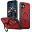 PC Hybrid TPU Armor MagSafe Ring Holder Phone Case