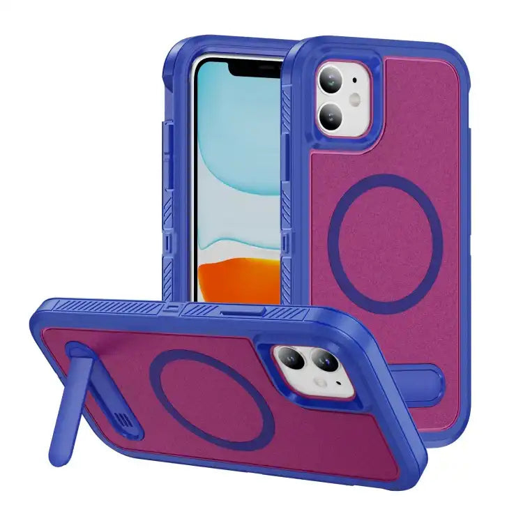 Guard MagSafe Holder Matte PC Hybrid TPU Phone Case