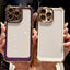 Dual-color Plating Space PC Hybrid TPU Phone Case