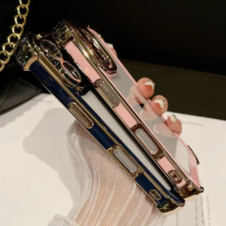 Dual-color Plating Space PC Hybrid TPU Phone Case