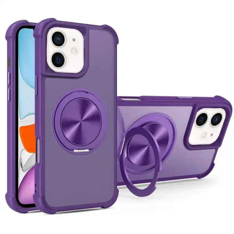 CD Texture 360 Degree Rotating Holder MagSafe Phone Case