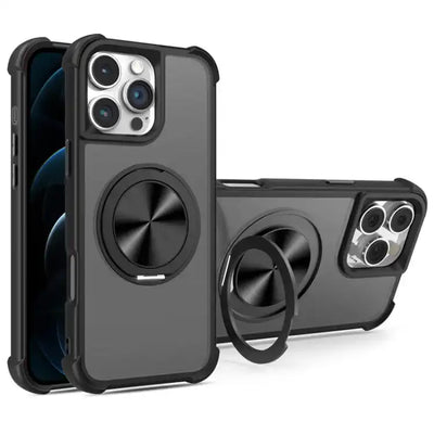 CD Texture 360 Degree Rotating Holder MagSafe Phone Case