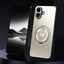 Rotating Holder Frosted Metal Phone Case