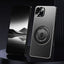 Rotating Holder Frosted Metal Phone Case