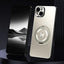 Rotating Holder Frosted Metal Phone Case