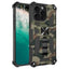 Camouflage Armor Kickstand TPU + PC Magnetic Phone Case