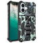 Camouflage Armor Kickstand TPU + PC Magnetic Phone Case