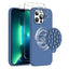 Silicone Suction Cup MagSafe Phone Case with Screen Film & Lens Film