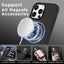 Silicone Suction Cup MagSafe Phone Case with Screen Film & Lens Film