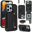 Wristband Vertical Flip Wallet Back Cover Phone Case with Long Lanyard