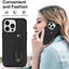 Wristband Vertical Flip Wallet Back Cover Phone Case with Long Lanyard