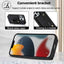 Wristband Vertical Flip Wallet Back Cover Phone Case with Long Lanyard