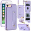 Wristband Vertical Flip Wallet Back Cover Phone Case with Long Lanyard
