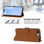 Skin Feel Solid Color Leather Phone Case with Lanyard