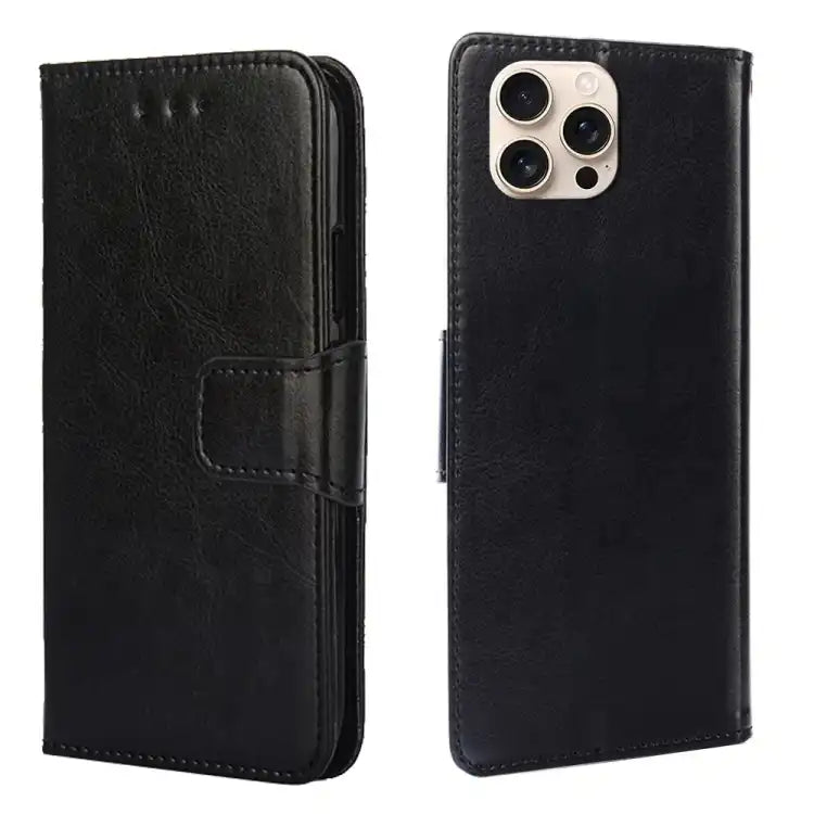 Crystal Texture Leather Phone Case