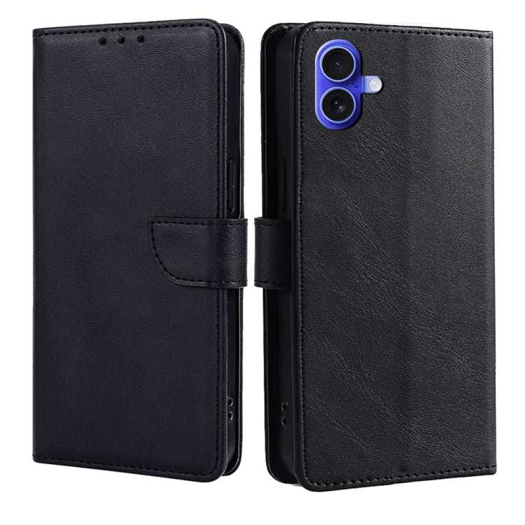 Calf Texture Buckle Flip Leather Phone Case