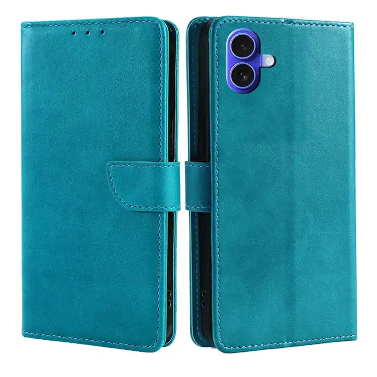 Calf Texture Buckle Flip Leather Phone Case