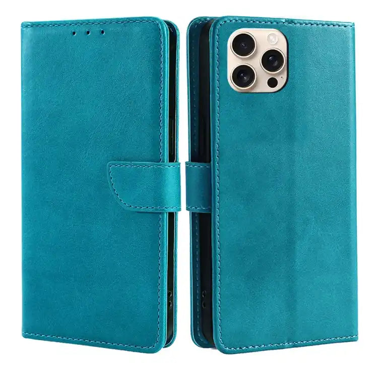 Calf Texture Buckle Flip Leather Phone Case