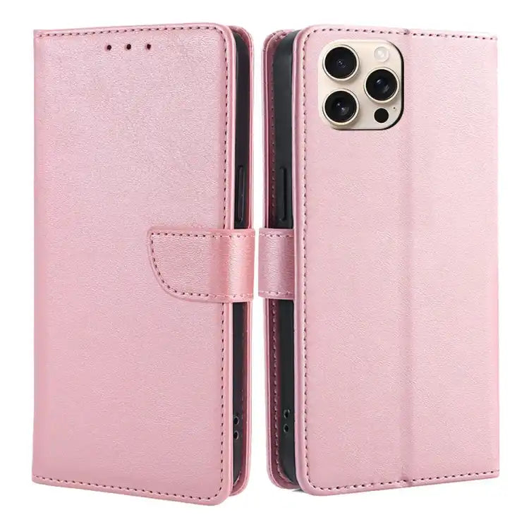 Calf Texture Buckle Flip Leather Phone Case