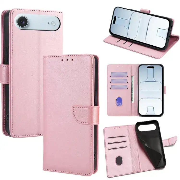 Calf Texture Buckle Flip Leather Phone Case