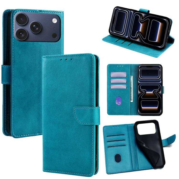 Calf Texture Buckle Flip Leather Phone Case