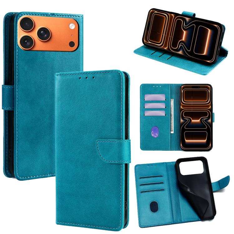 Calf Texture Buckle Flip Leather Phone Case