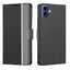 Twill Texture Side Button Leather Phone Case