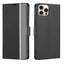 Twill Texture Side Button Leather Phone Case