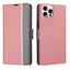 Twill Texture Side Button Leather Phone Case