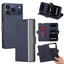 Twill Texture Side Button Leather Phone Case