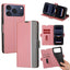 Twill Texture Side Button Leather Phone Case