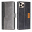 Contrast Color Side Buckle Leather Phone Case